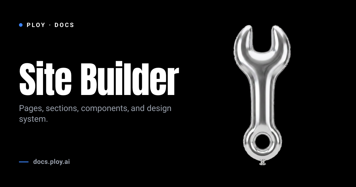 Site Builder | Ploy Support Docs